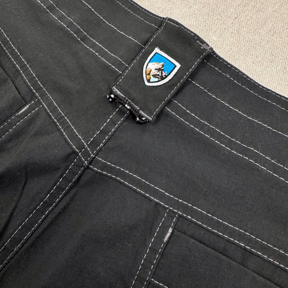 Kuhl Renegade Cargo Shorts Mens 36 Black Hiking Outdoor Nylon Stretch 10 Inseam - Picture 6 of 8